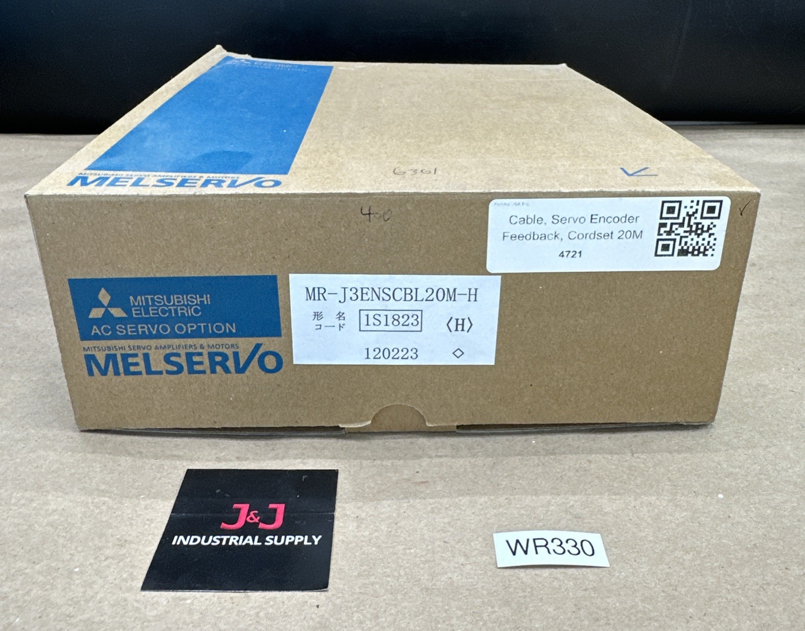 Mitsubishi MELSER I/O MR-J3ENSCBL20M-H Encoder Cable 20M – NEW IN BOX SURPLUS