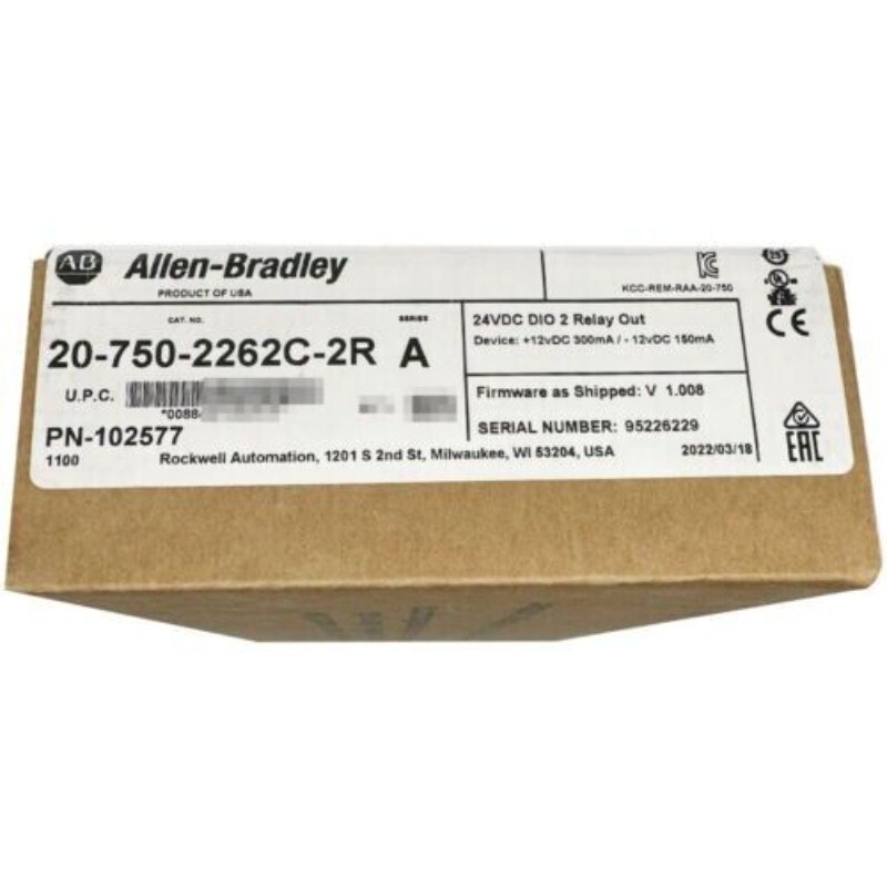 NEW Factory Sealed AB 20-750-2262C-2R / A 24V DC IO Option Module 207502262C2R