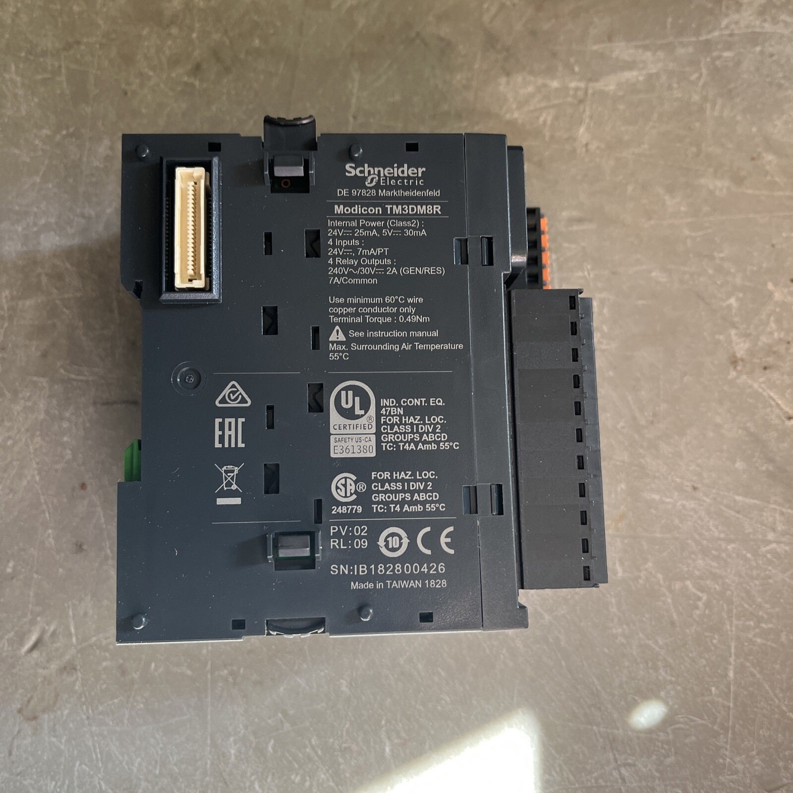 TM3DM8R Digital Input/Output Module Brand New TM3DM8R