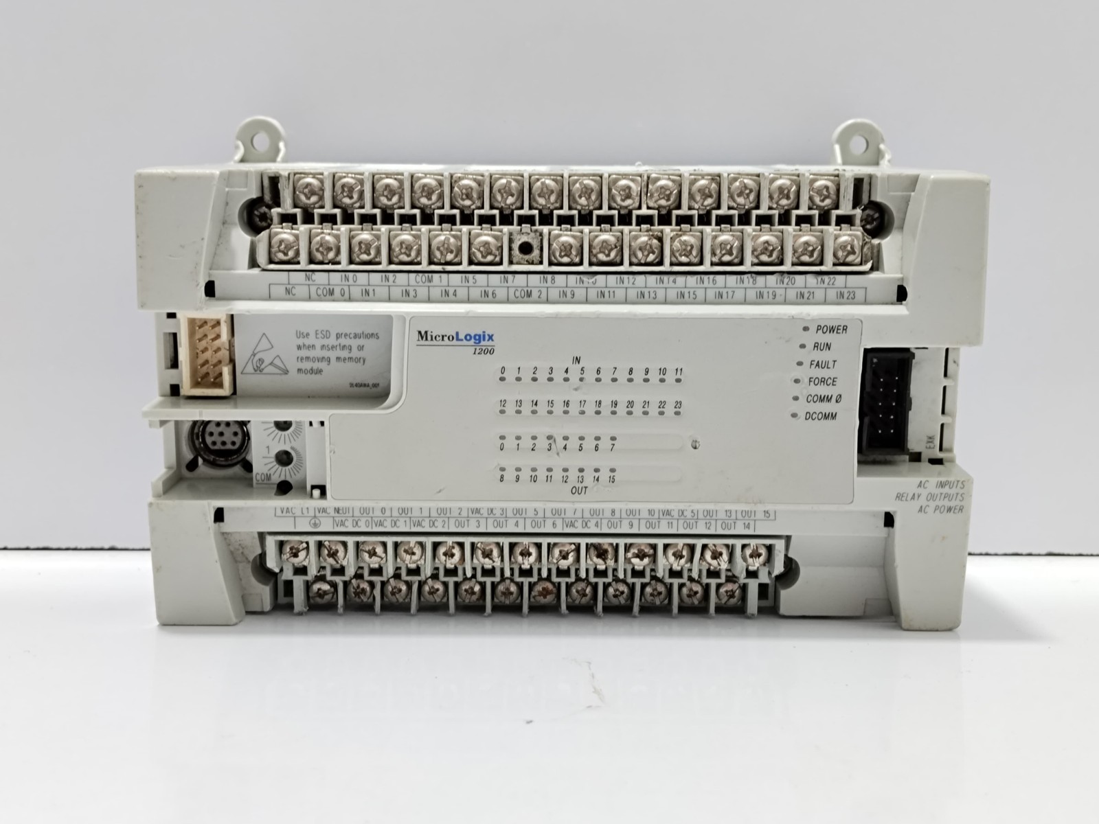 ALLEN BRADLEY 1762-L40AWA PLC MODULE MICROLOGIX 1200
