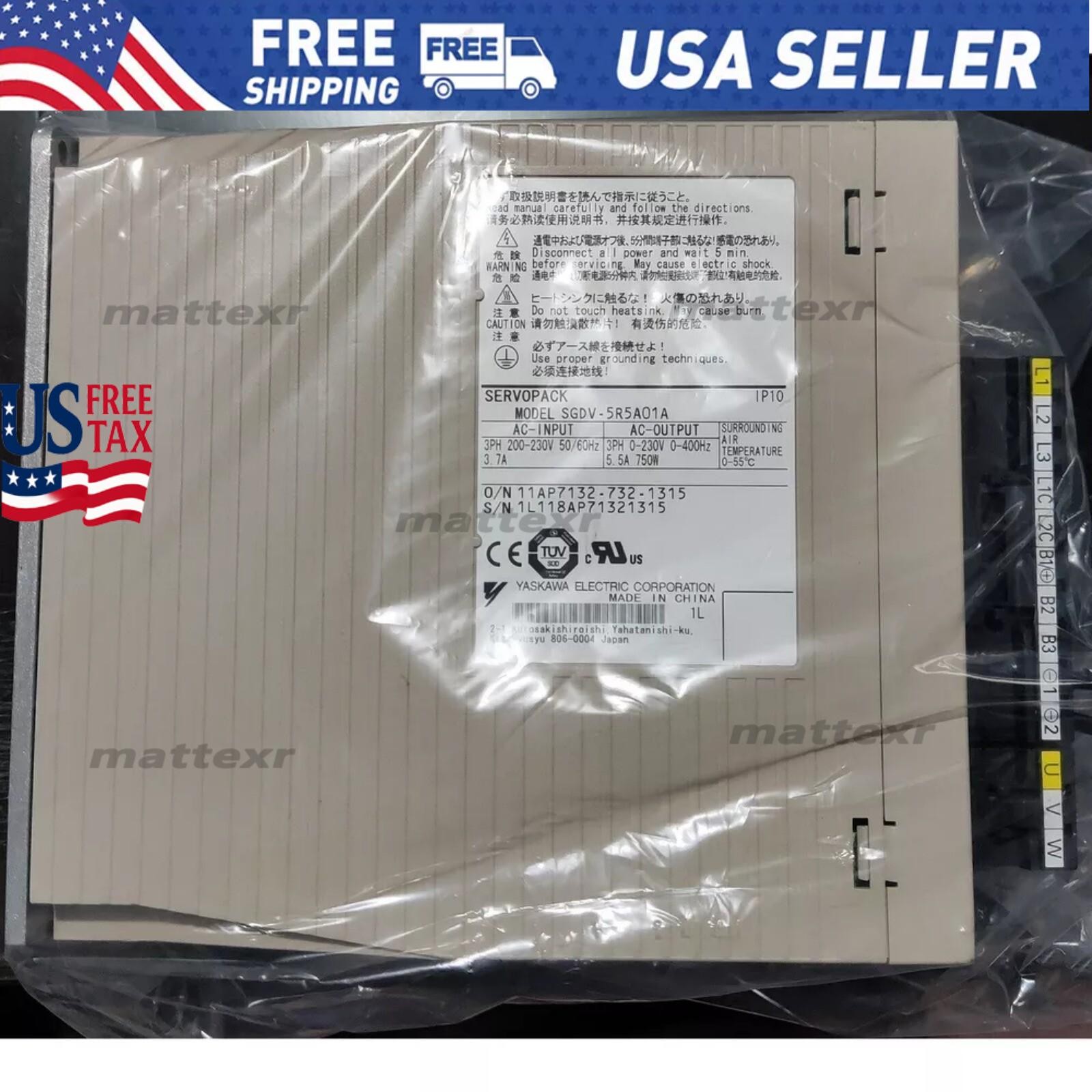 YASKAWA SGDV-5R5A01A NEW IN BOX SGDV5R5A01A Servo Drive