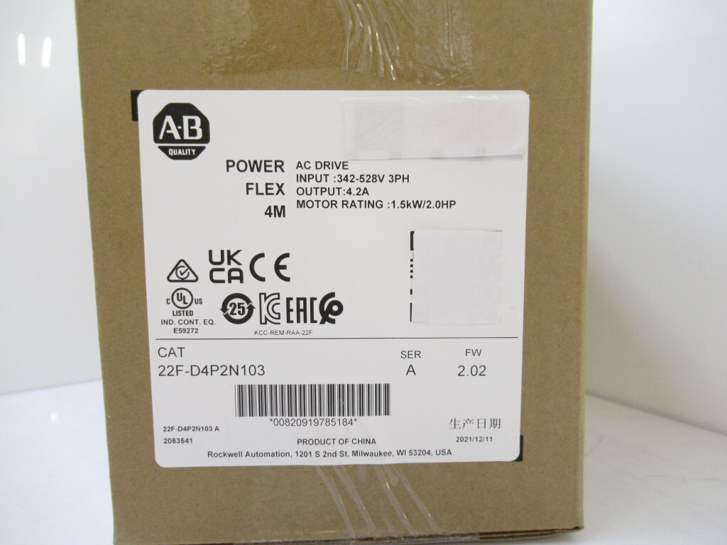 NEW 22F-D4P2N103 Allen-Bradley With 1 Year warranty Fast ship