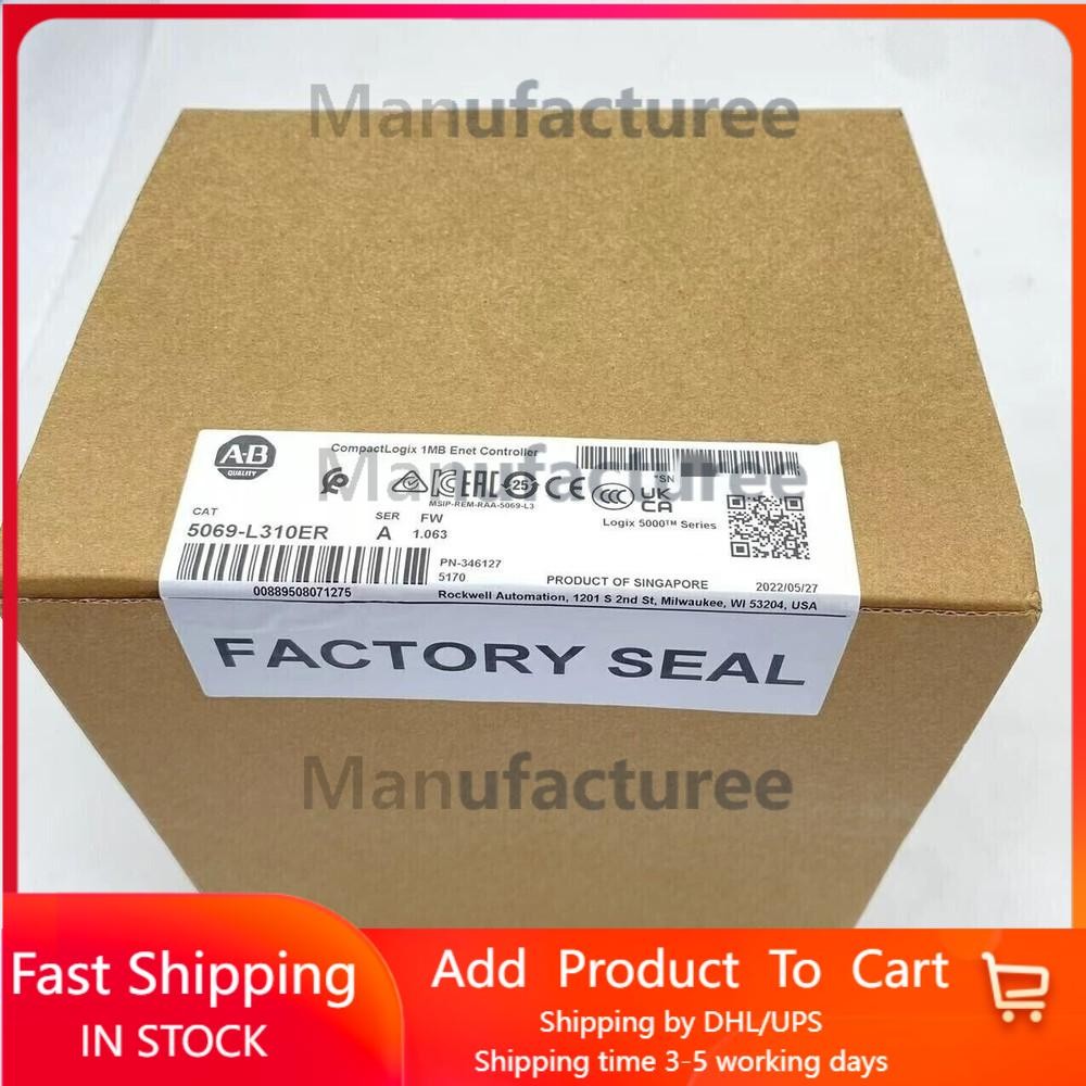 NEW Sealed Allen Bradley 5069-L310ER CompactLogix 1MB Controller 5069-L310ER