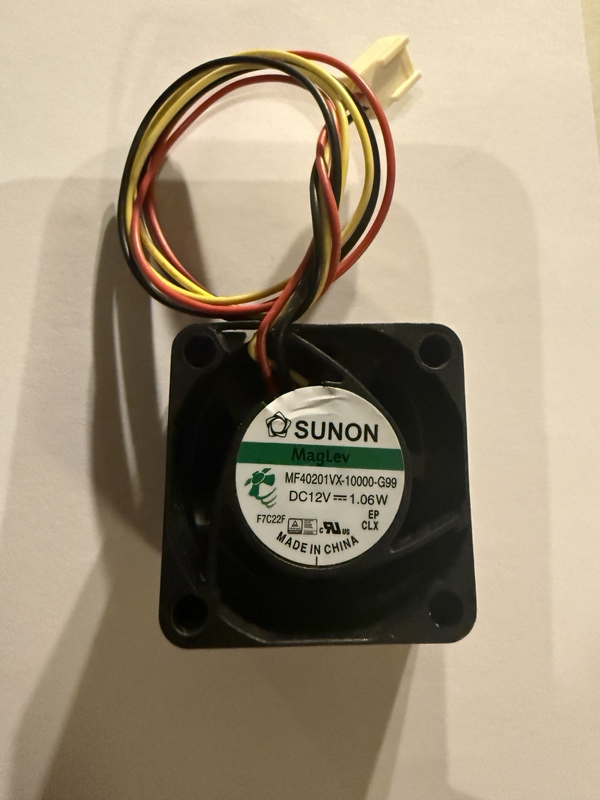SUNON MF40201VX-10000-G99 1.06W 4CM 3-Wire Cooling Fan