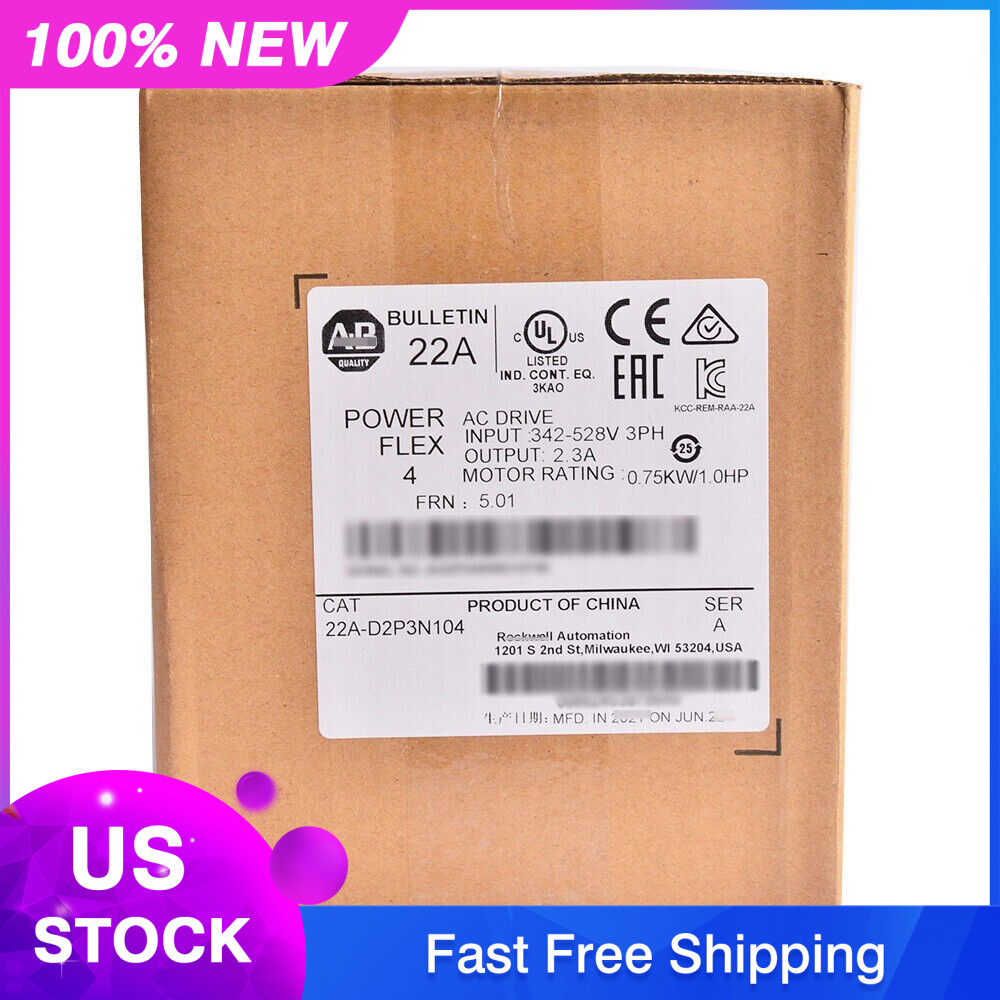 NEW Sealed AB 22B-D2P3N104 /A Powerflex 40 AC Drive 22B-D2P3N104 /A 1PCS
