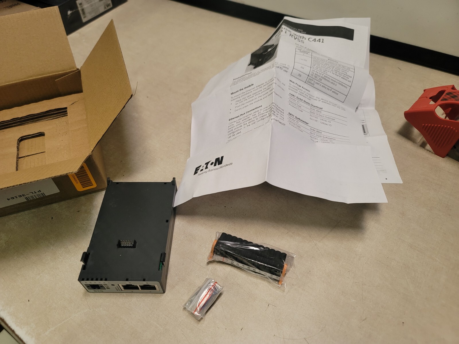 Eaton Ethernet Communication Adapter Module 120VAC C441R S611 RVSS