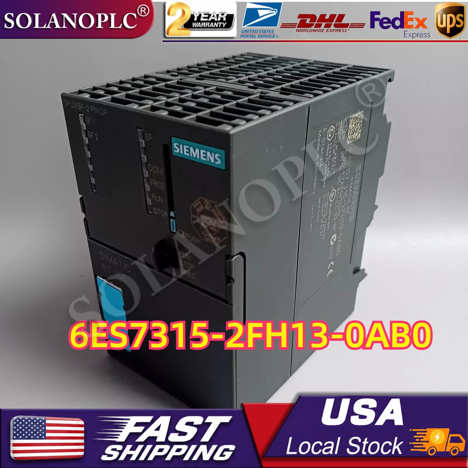New Siemens 6ES7 315-2FH13-0AB0 6ES7315-2FH13-0AB0 Central processing unit