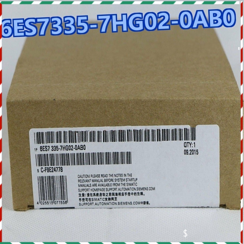 6ES7335-7HG02-0AB0 1PCS 6ES7 335-7HG02-0AB0 SIEMENS 7HGO2-OABO S7-300 Analog Mo