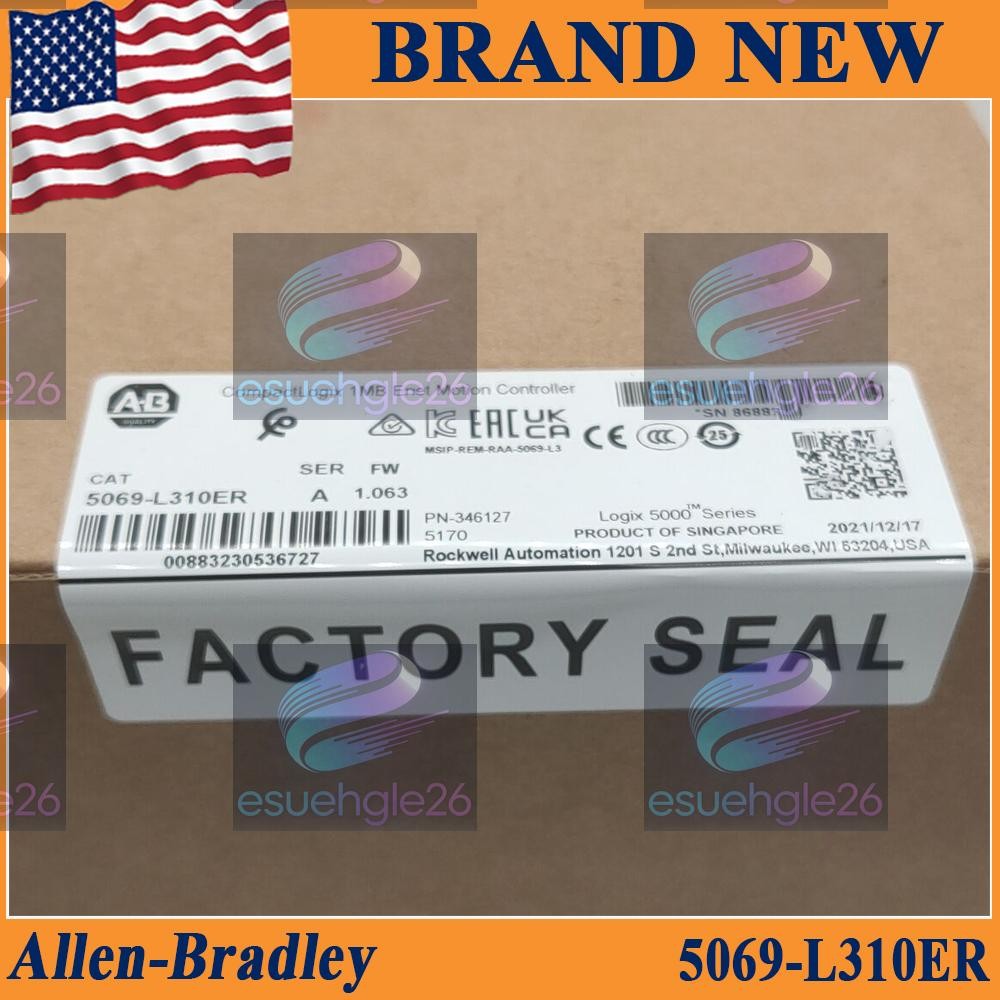 NEW PLC 5069-L310ER CompactLogix 5380 Controller, 3 MB Memory New Sealed