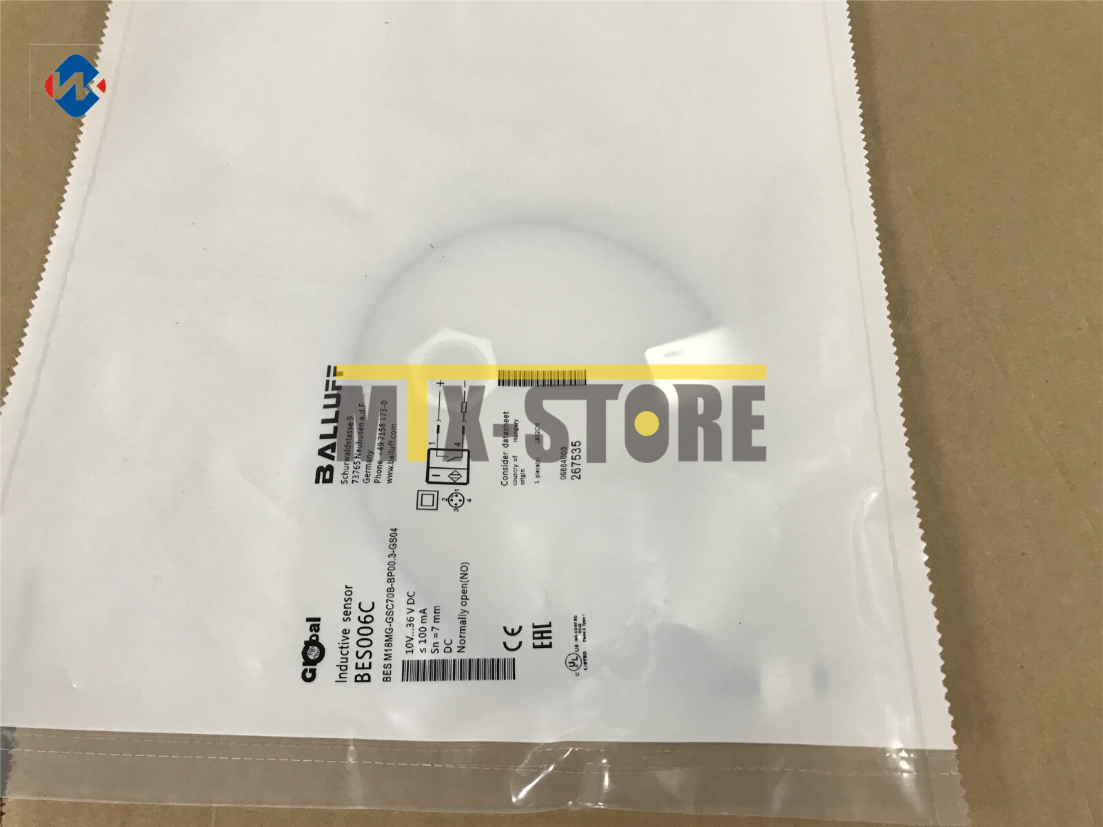1PCS New Balluff BES006C BES M18MG-GSC70B-BP00,3-GS04 sensor