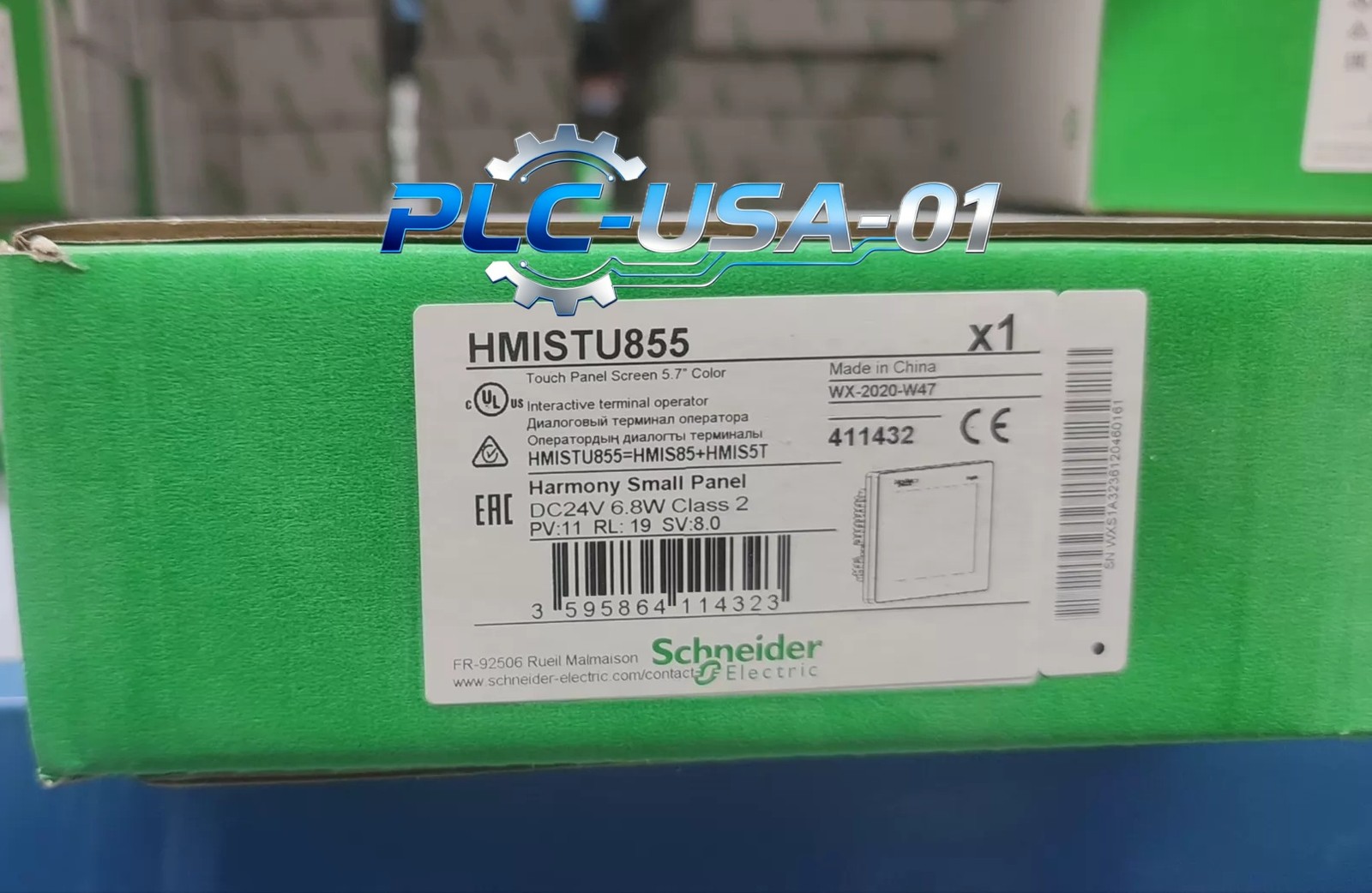 HMISTU855 1PCS Brand New Schneider HMISTU855 Touch Screen Fast shipping