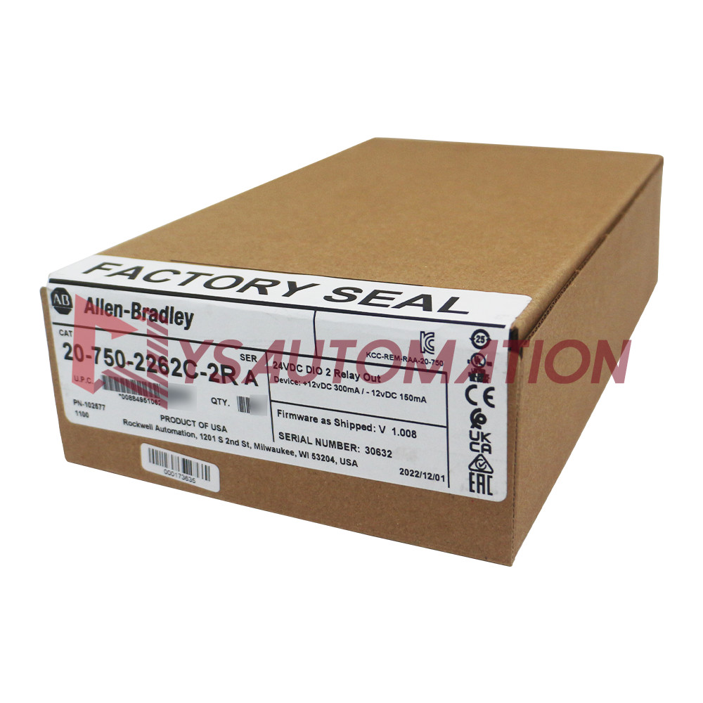 New Allen Bradley 20-750-2262C-2R PowerFlex 750 24V DC IO Option module