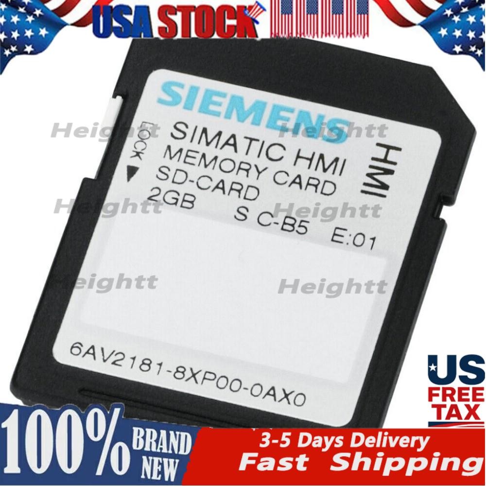 New Siemens 6AV2181-8XP00-0AX0 6AV2 181-8XP00-0AX0 SIMATIC SD memory card 2 GB