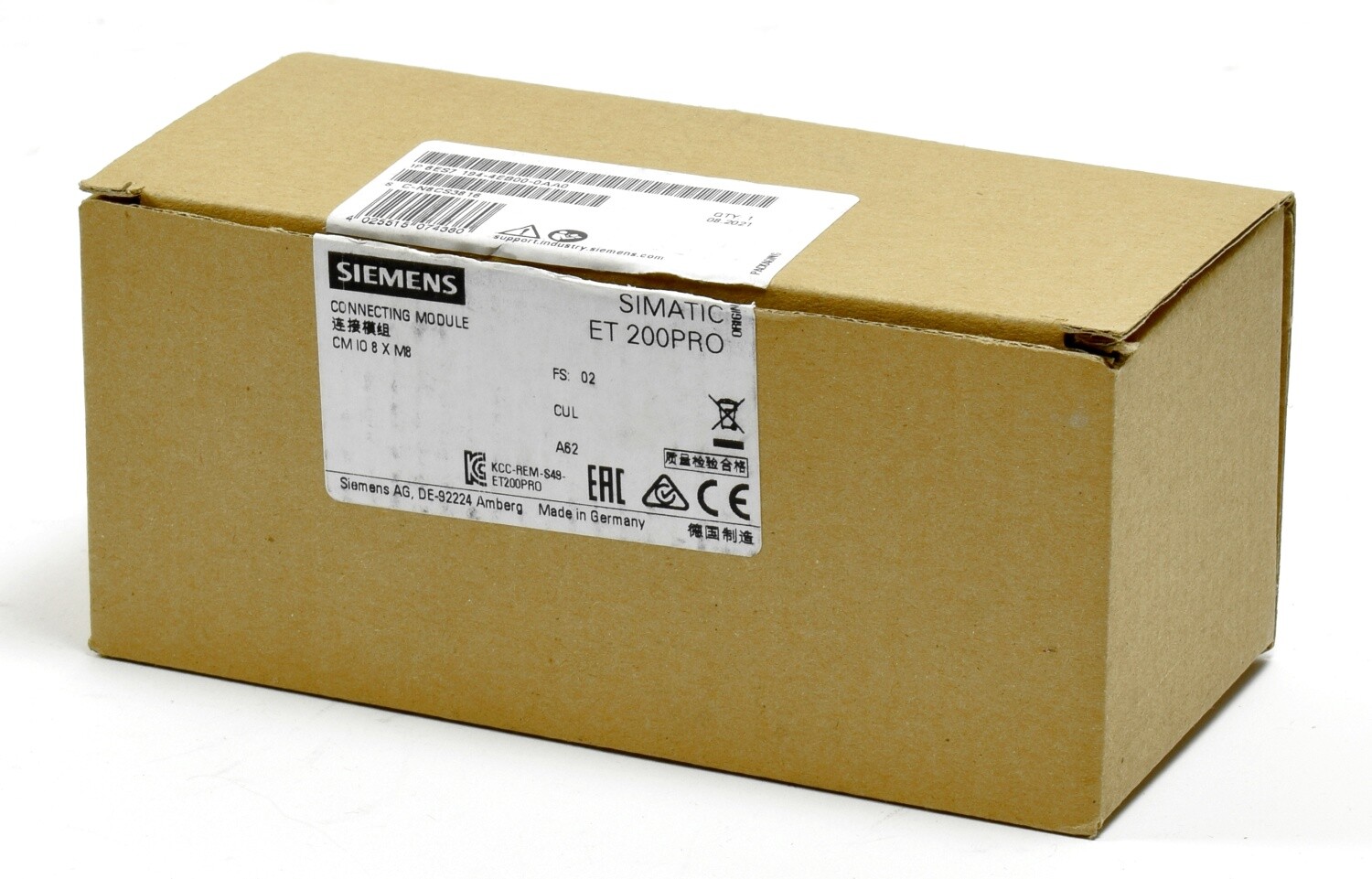 Siemens S7 ET200Pro Connection Module, 6ES7 194-4EB00-0AA0, 6ES7194-4EB00-0AA0