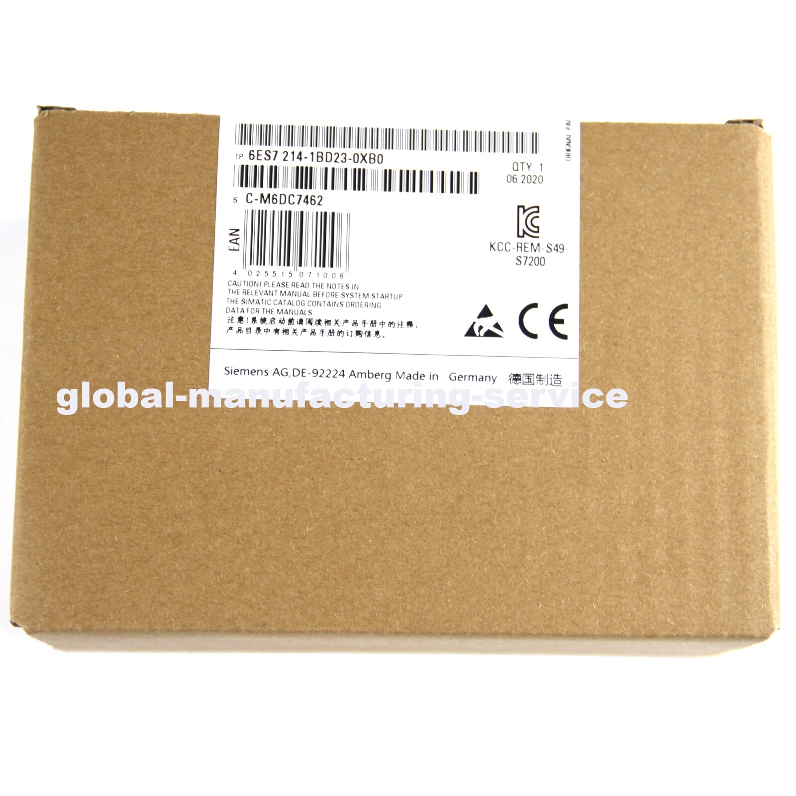 NEW SIEMENS 6ES7 214-1BD23-0XB0 6ES7214-1BD23-0XB0 CPU Module Made In Germany