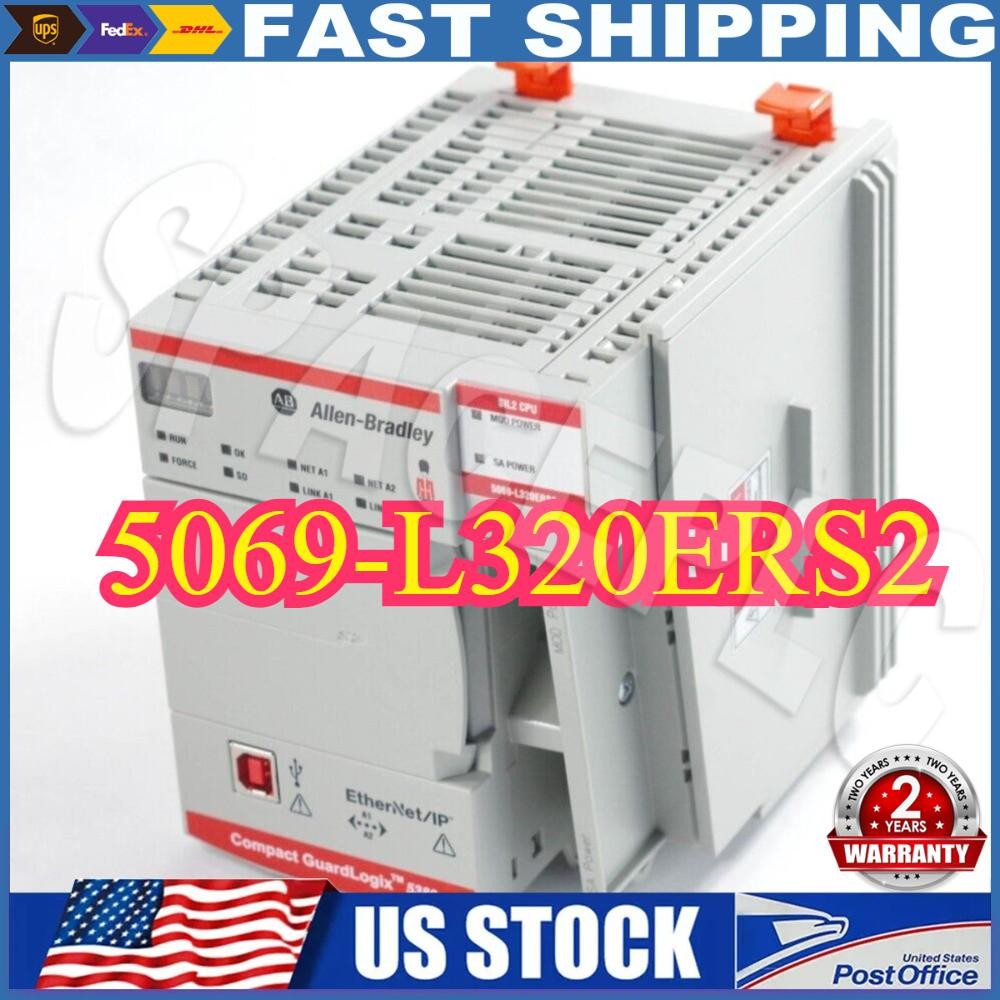 Brand New 2020 Allen Bradley 5069-L320ERS2 /B 2022 GuardLogix SIL2 Controller