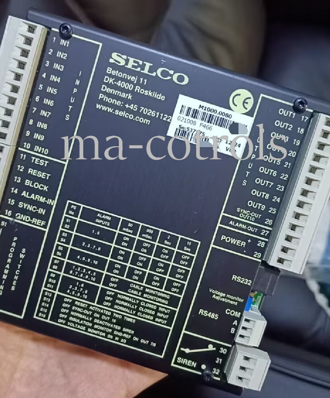 M1000.0080 Process Alarm Monitor M1000.0080 NEW