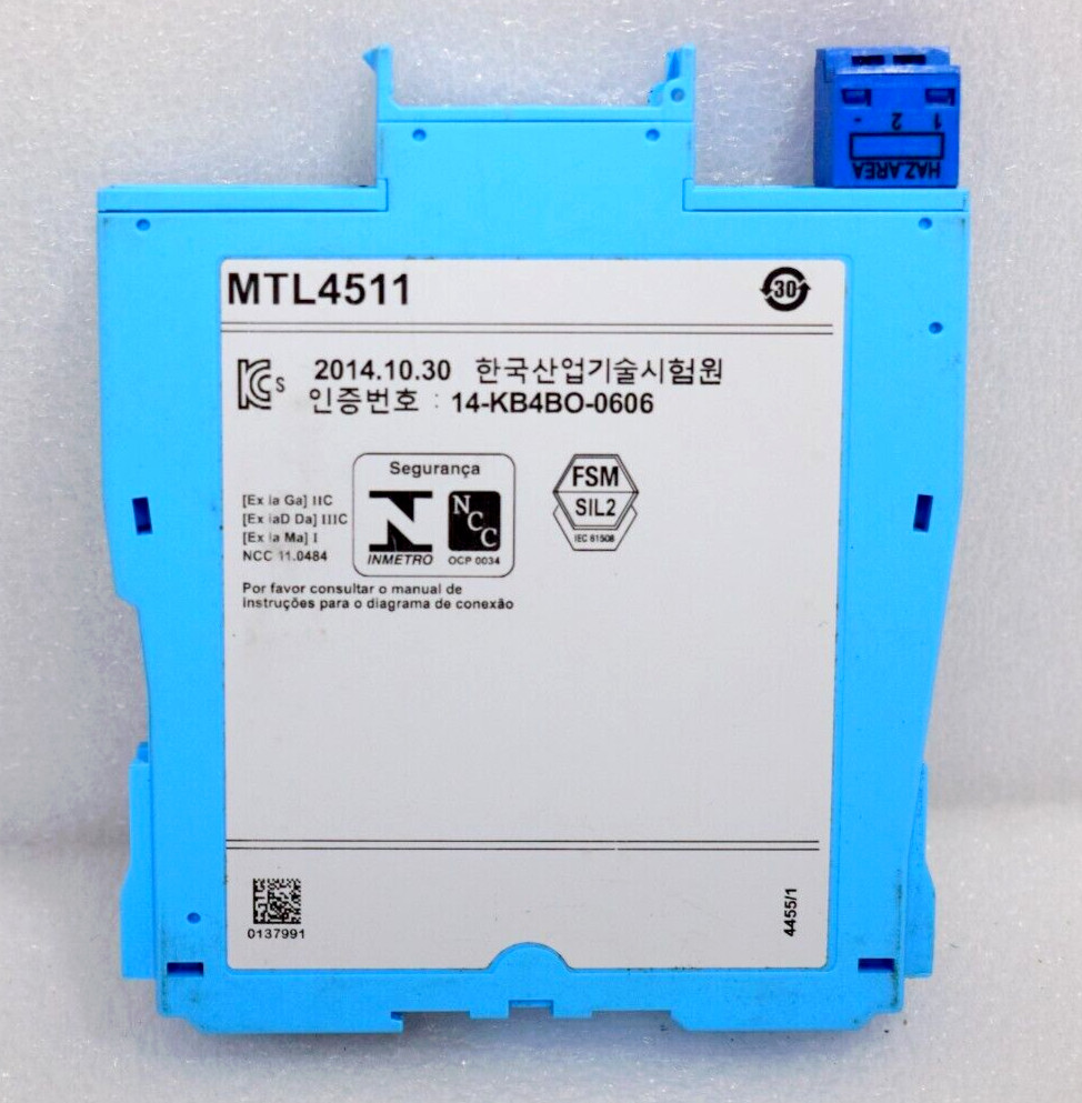 MEASUREMENT TECHNOLOGY LTD MTL4511 SWITCH/PROXIMITY DETECTOR INTERFACE