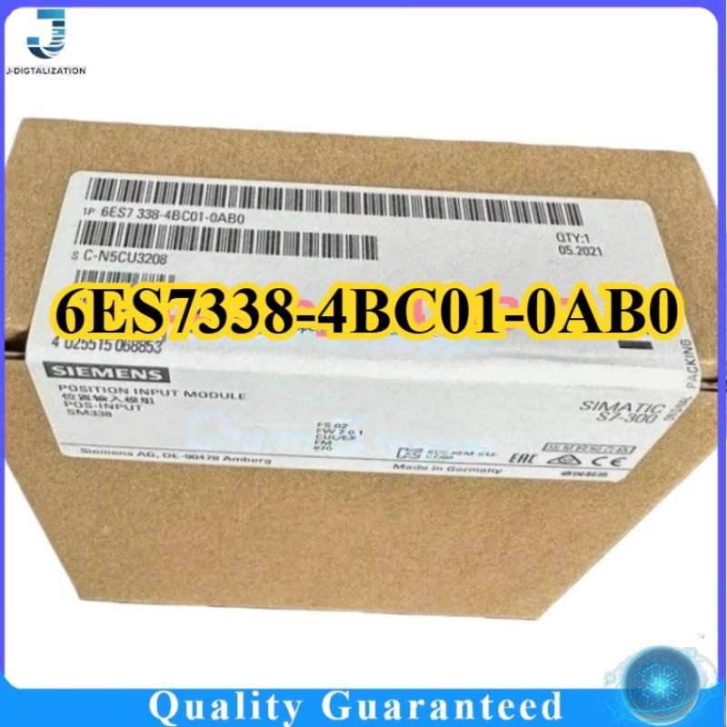 6ES7338-4BC01-0AB0 1PCS Brand New Siemens 6ES73384BC010AB0 One-year Warranty