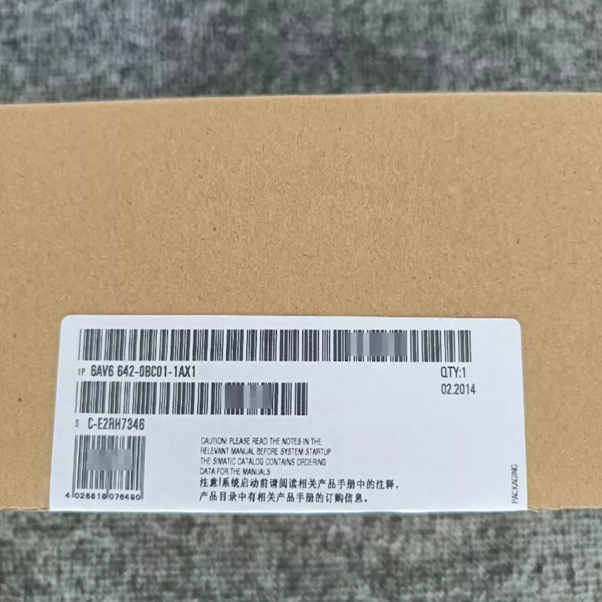 6AV6642-0BA01-1AX1 + 6AV6 642-0BC01-1AX1 NEW SIEMENS HMI Fedex