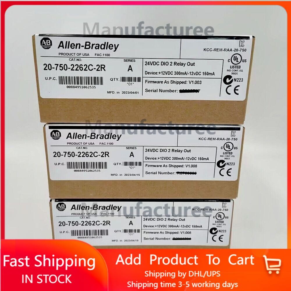 New Factory Sealed AB 20-750-2262C-2R /A 750 24V DC IO Option Module US Free Tax