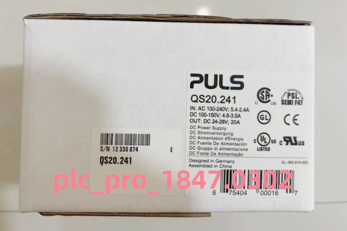 1PCS New PULS QS20.241 Power Supply QS20.241 Fast delivery