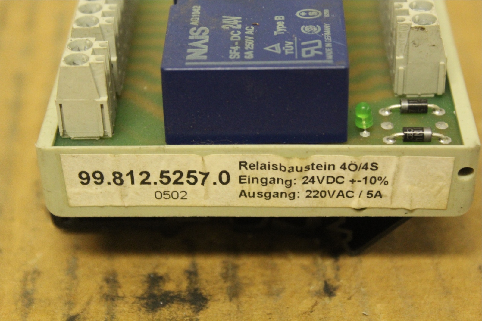 WEB WIELAND BAMBERG CIRCUIT BOARD CARD 99.812.5257.0 99-812-5257-0