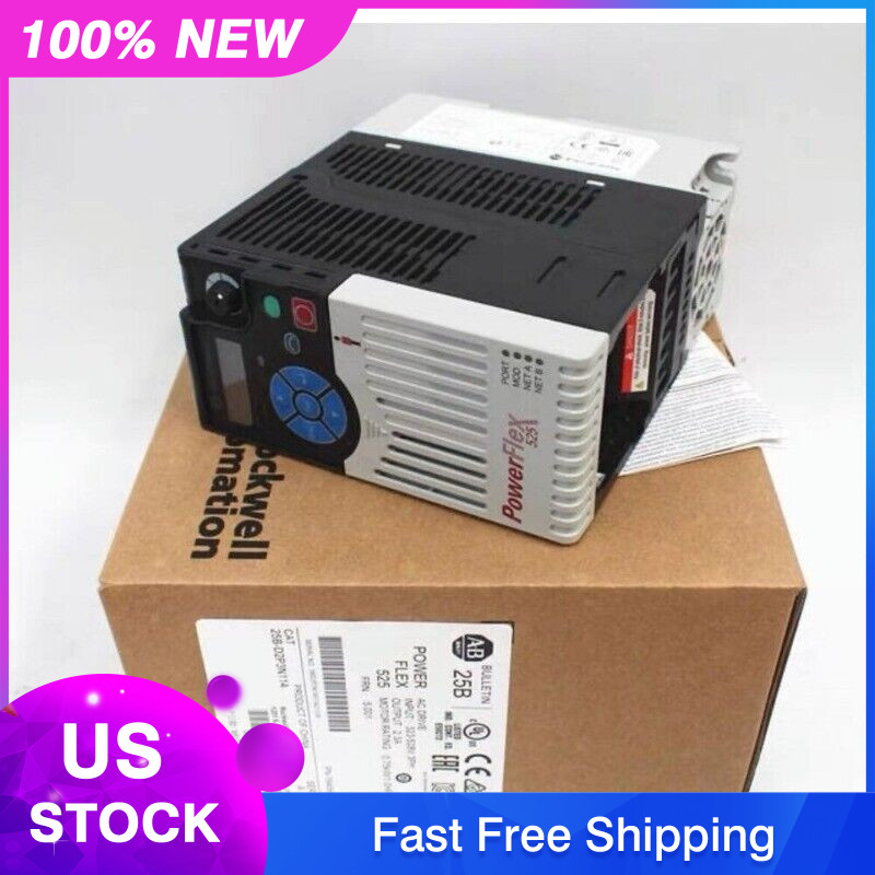 Allen-Bradley 25B-D2P3N104 PowerFlex 525 0.75kW AC Drive 25BD2P3N104 Fast Ship
