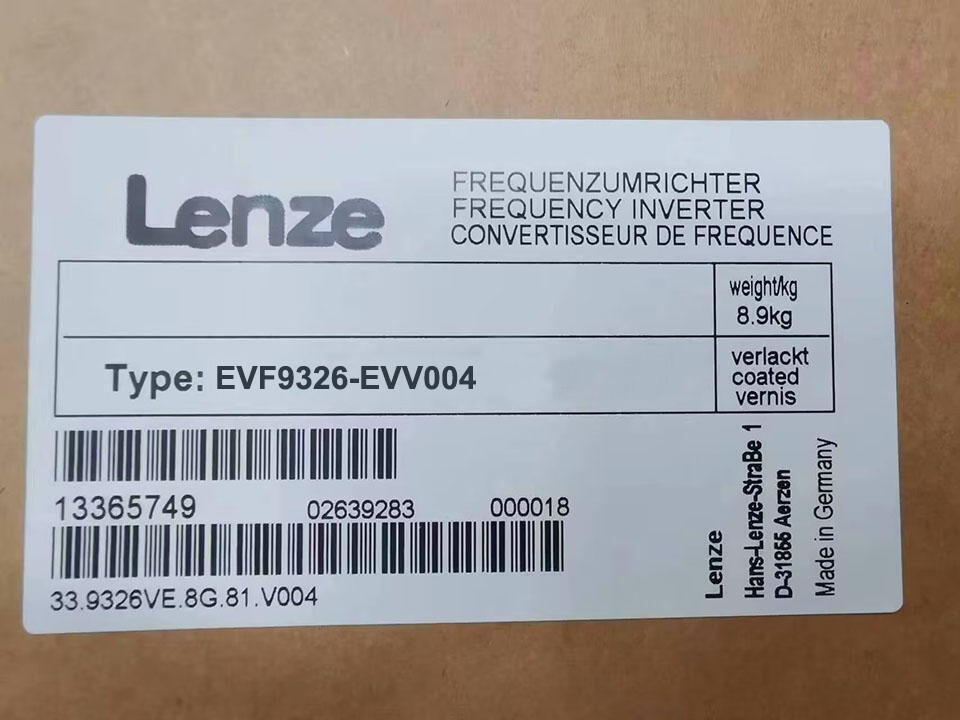 EVF9326-EVV004 IPCS New Sealed Lenze Servo Inverter EVF9326-EVV004