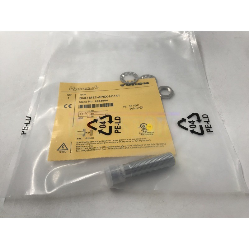 BI4U M12 AP6X H1141 1PCS NEW TURCK BI4U-M12-AP6X-H1141 Sensor&Proximity Switch