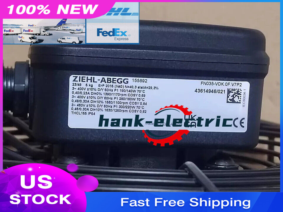 1PC Ziehl-abegg FN035-VDK.0F.V7P2 Axial-Flow Fan New Fastshipping DHL