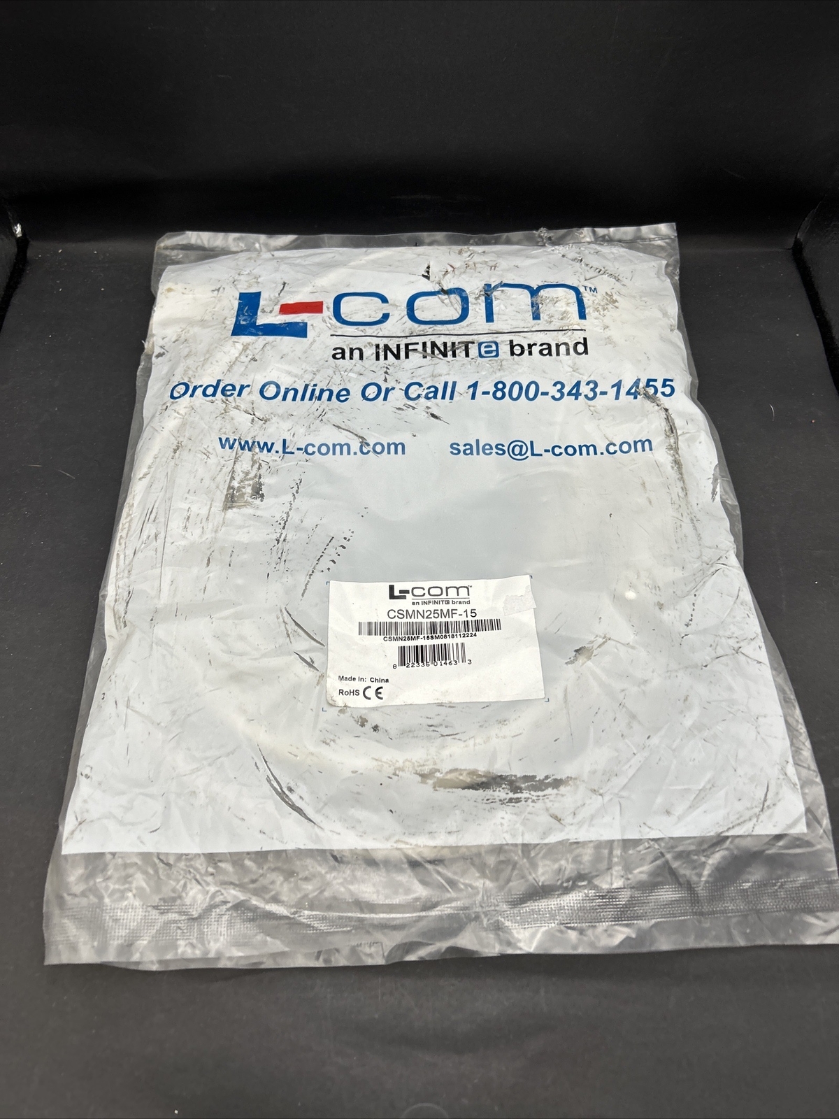 L COM CSMN25MF-15 CABLE *New Sealed*