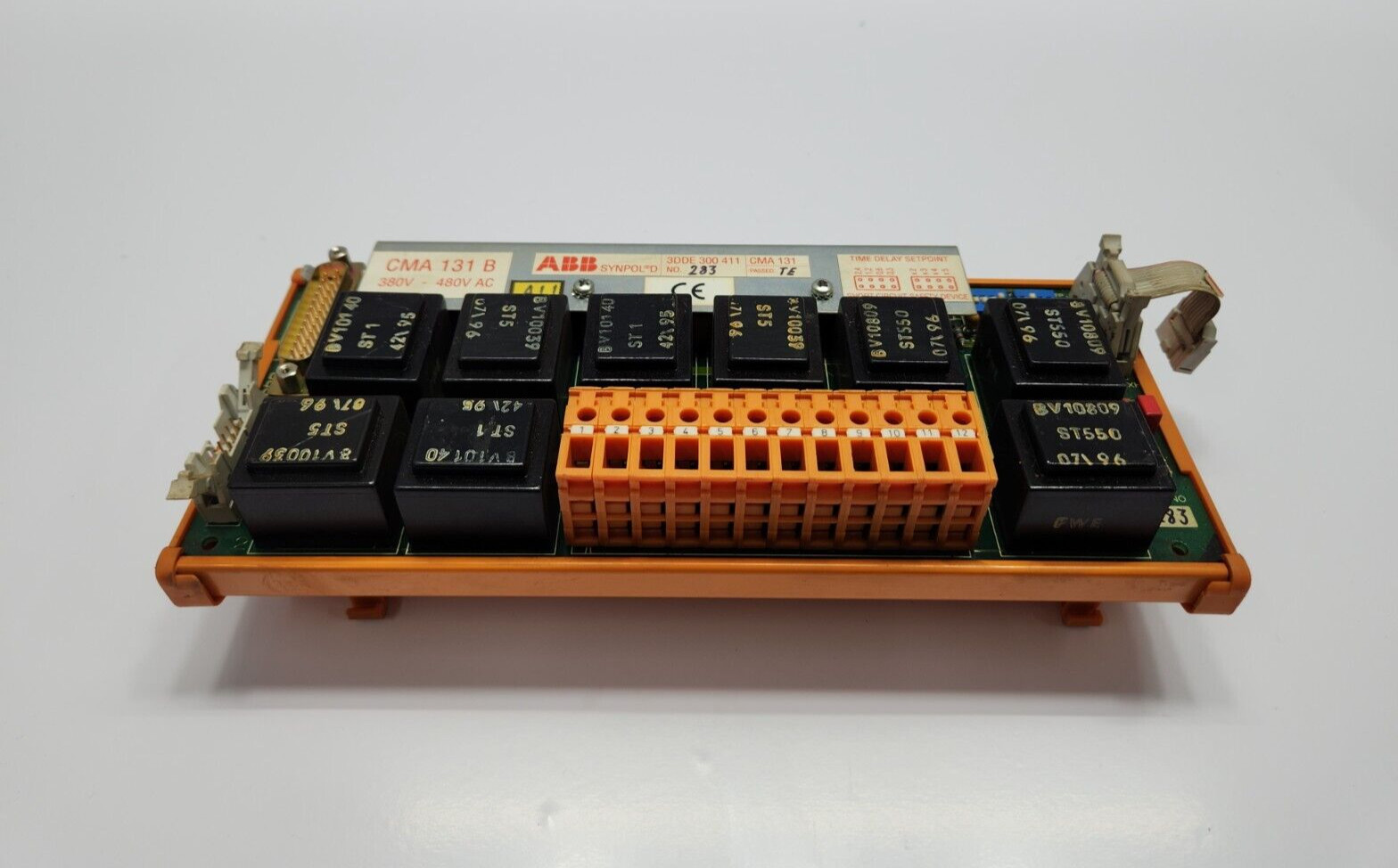 ABB SYNPOL D CMA 120 CONTROLLER PANEL WITH CMA131 CMA135 CMA132 CMA136