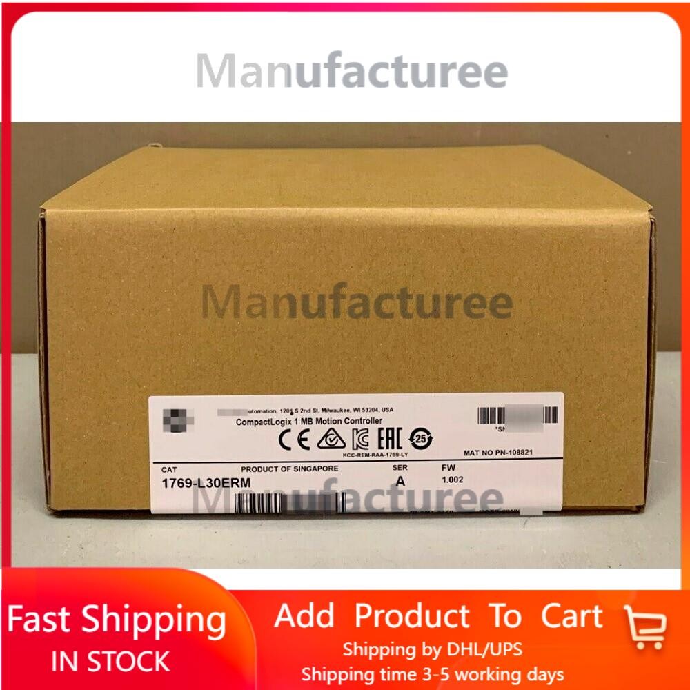 New Sealed Allen Bradley 1769-L30ERM CompactLogix 1 MB Controller US Free Tax