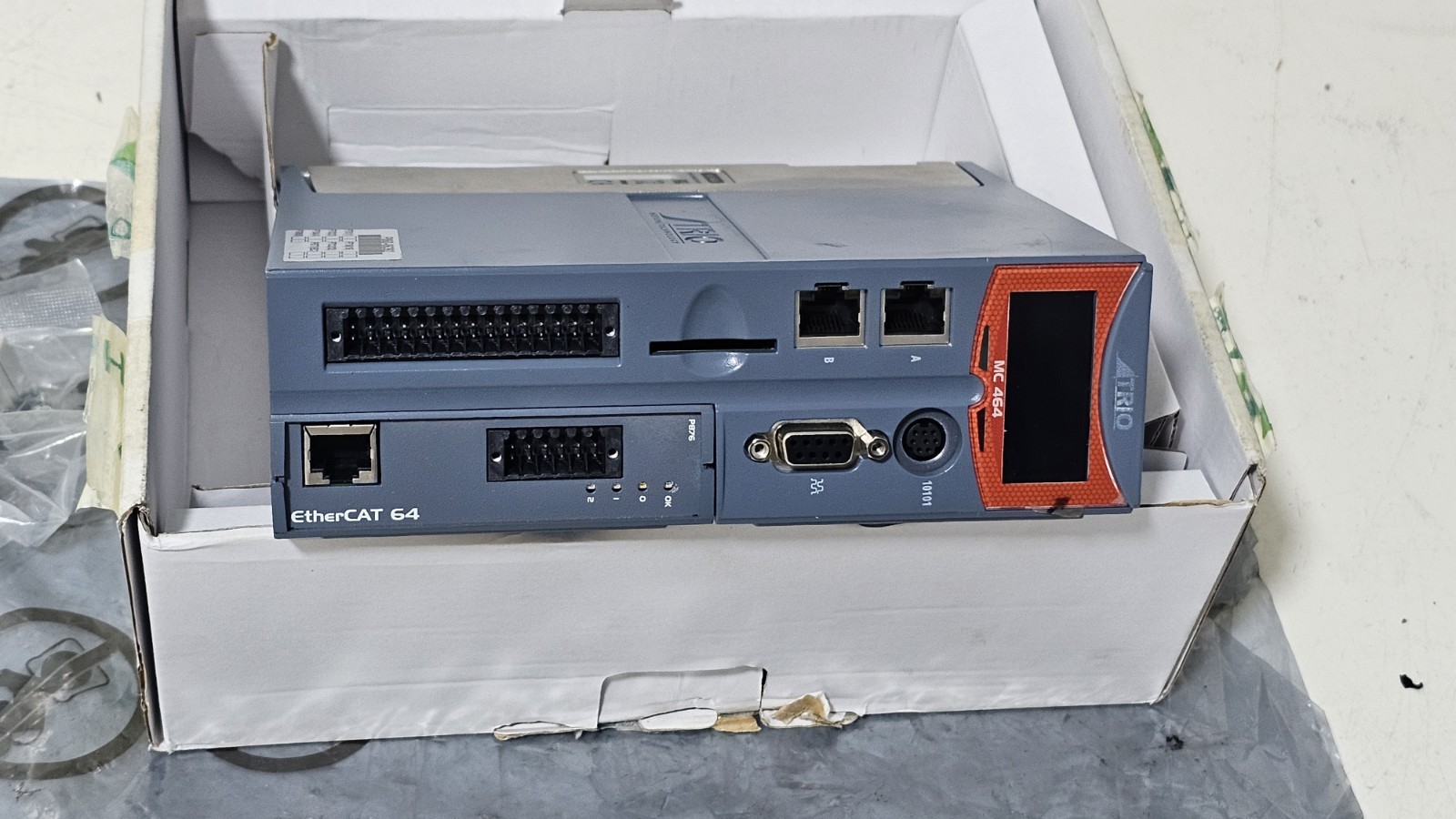 TRIO MC-464 P860 EXPANDABLE AXIS PANEL MOTION COORDINATOR W/ ETHERCAT 64 P876