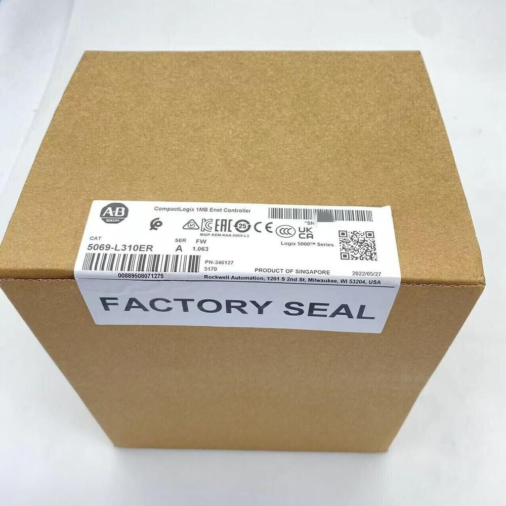 Allen Bradley 5069-L310ER CompactLogix 1MB Controller US Free Tax