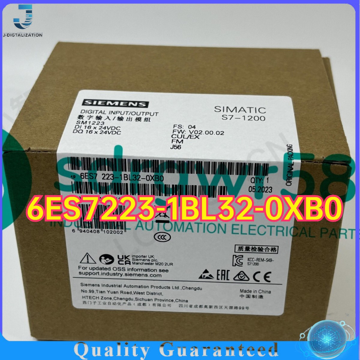 6ES7 223-1BL32-0XB0 New in Box SIEMENS 6ES7223-1BL32-0XB0 I/O Module Fast Ship
