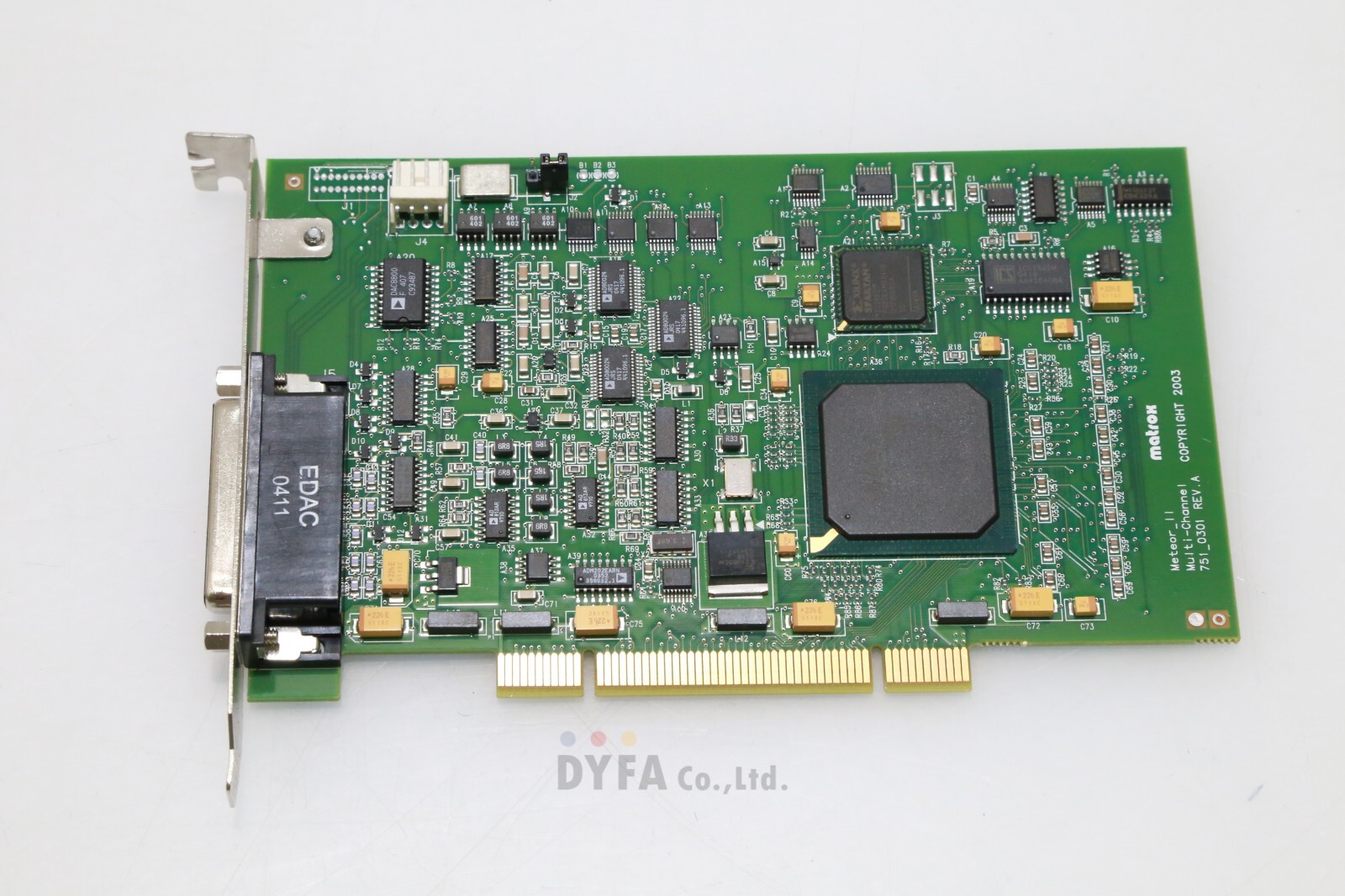 MATROX Used 751_0301 REV.A ,METEOR2-MC/4 302,P/N: 63039620283 PCB-I-E-2335=6CX4