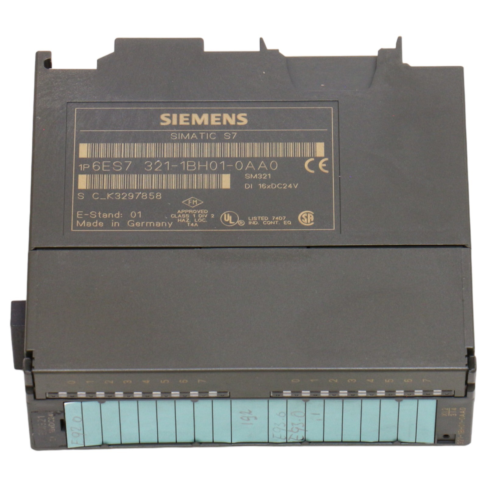 SIEMENS 6ES7321-1BH01-0AA0, 6ES73211BH010AA0, Simatic S7-300 Digital Output ….