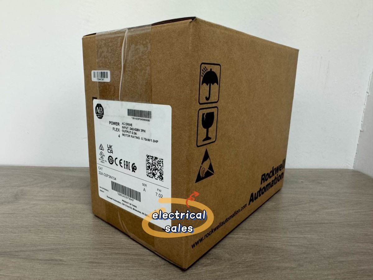 22A-D2P3N104 PowerFlex 4 0.75kW 1HP 480V 3Ph 2.3A AC Drive New Free Ship