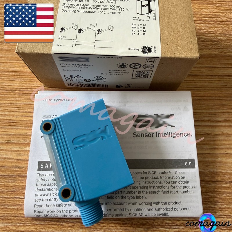 New 1PCS Photoelectric Sensor Switch 10-30V For SICK GL10-F4551 1071153 US Stock