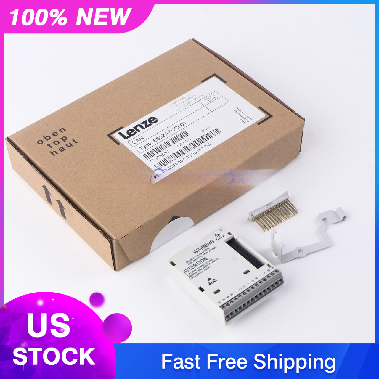 US FREE TAX 1PC NEW Lenze Frequency Converter Module E82ZAFCC001 E82ZAFCC001