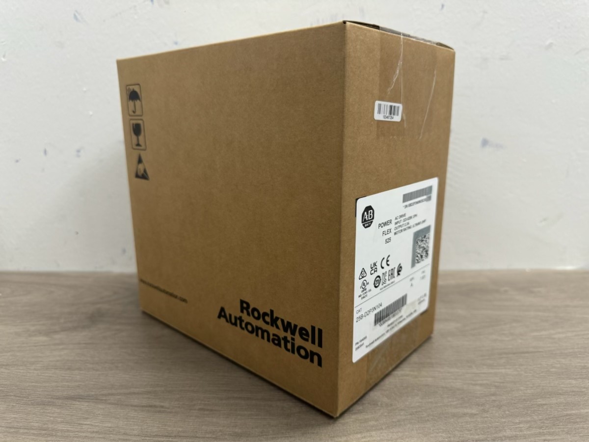 New Allen-Bradley 25B-D2P3N104 PowerFlex 525 0.75kW (1Hp) AC Drive