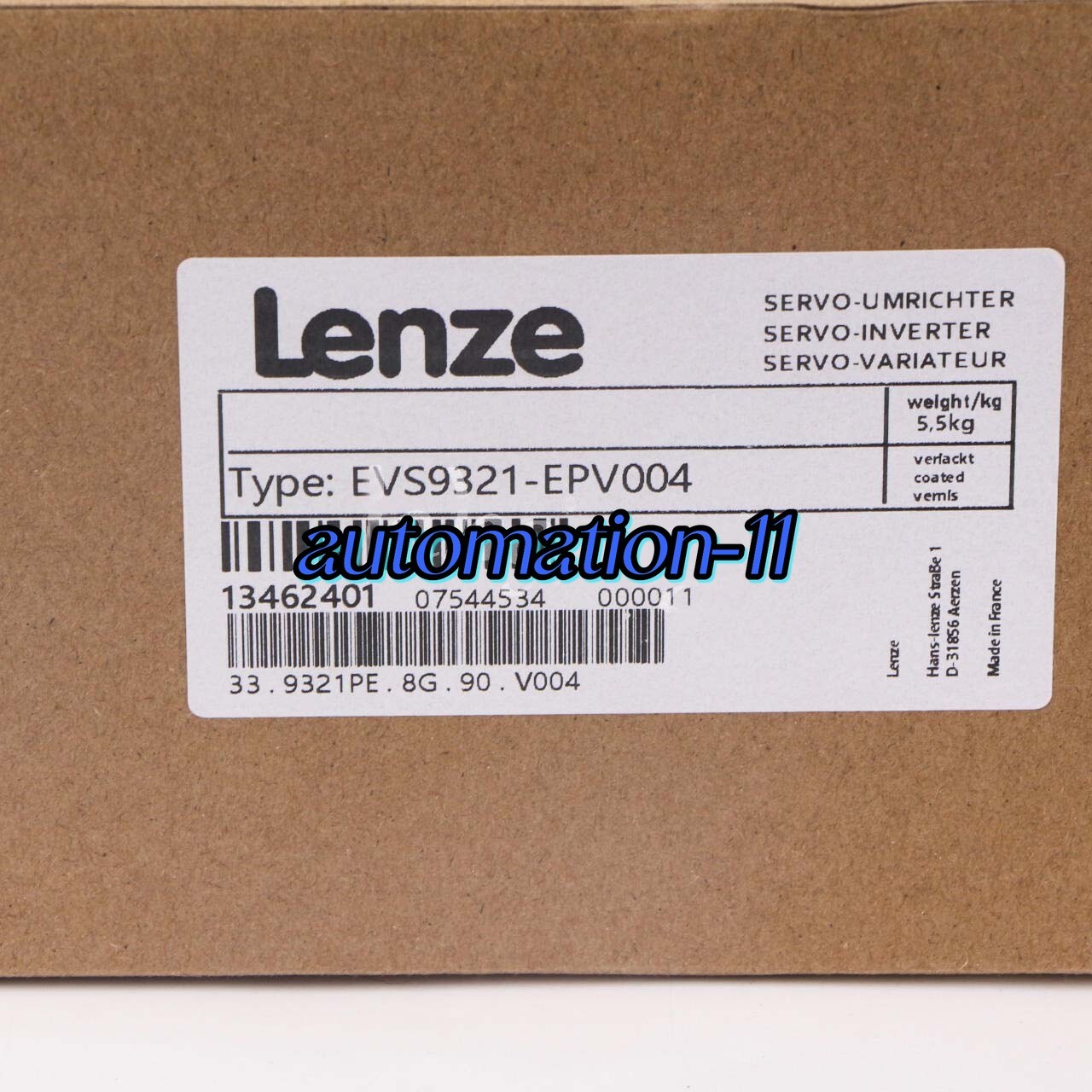 EVS9321-EPV004 NEW LENZE EVS9321EPV004 SERVO INVERTER With Safety Relay Terminal