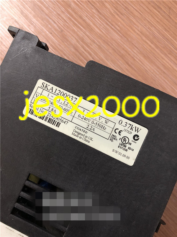 1PC used Emerson SK inverter SKA1200037 0.37KW 220V