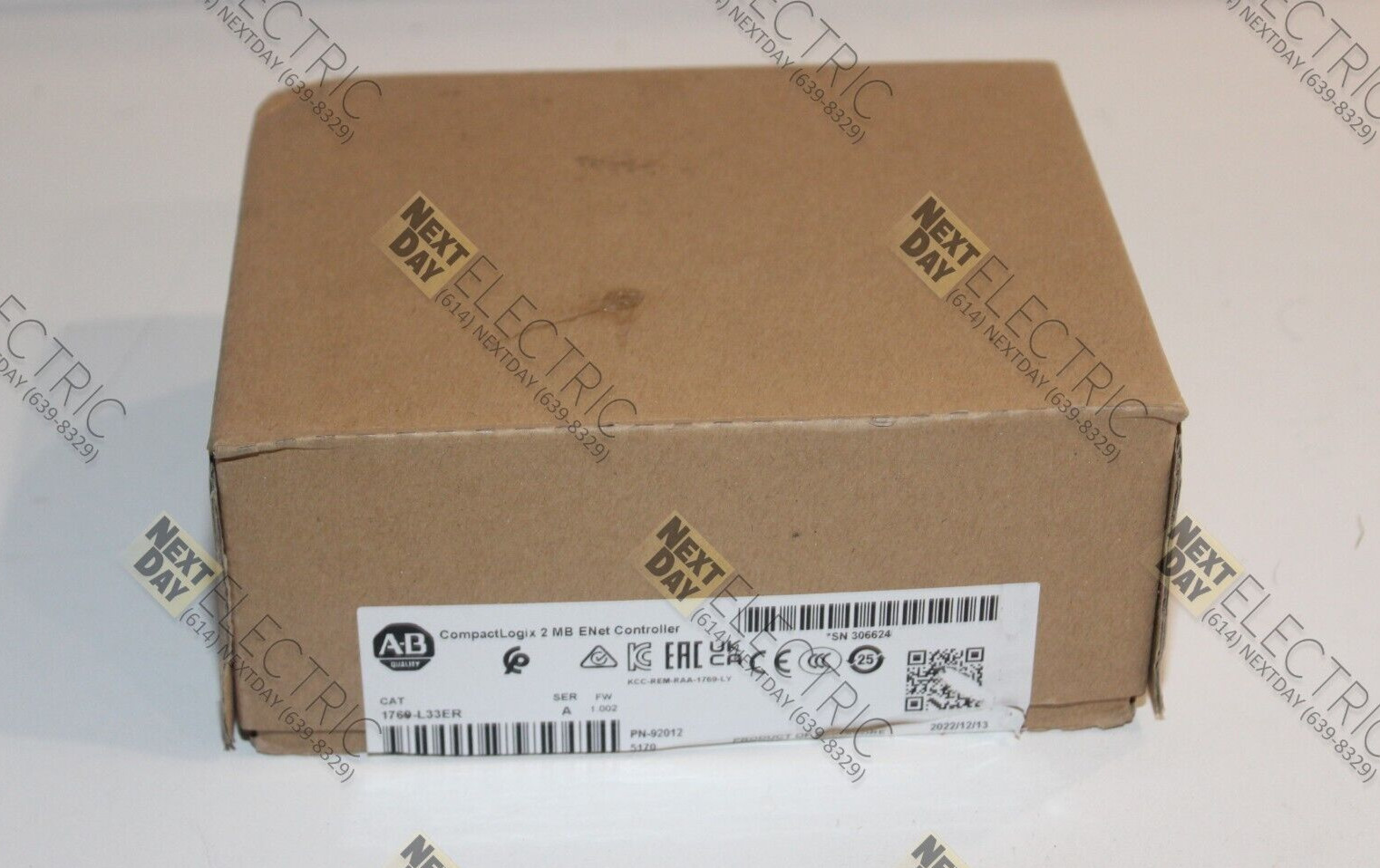 Allen Bradley, 1769-L33ER, PN-92012 Compact Logix 2mb PLC Processor Controller