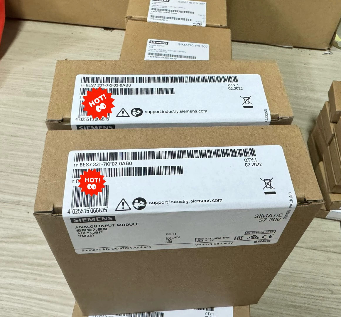 6ES7331-7KF02-0AB0 1PCS Brand New SIEMENS 6ES7 331-7KF02-0AB0 Fast delivery