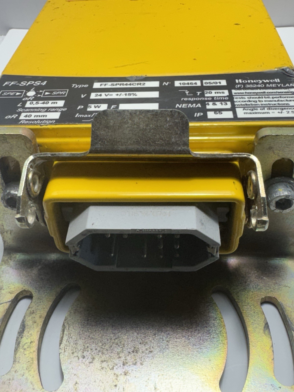 Honeywell FF-SPS4 FF-SPR44CR2 Safety Light Curtain Sensor Scanner-Untested