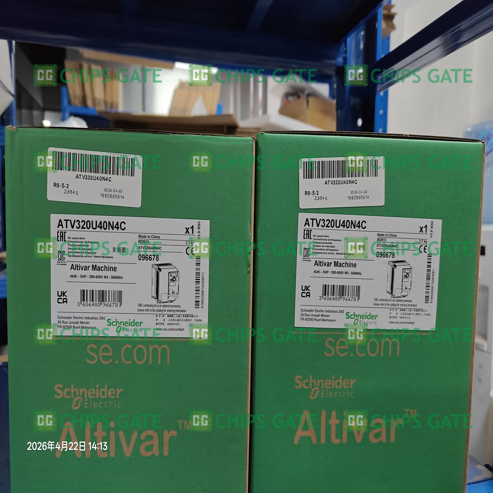 1PCS New In Box ATV320U40N4C Fast ship with warranty