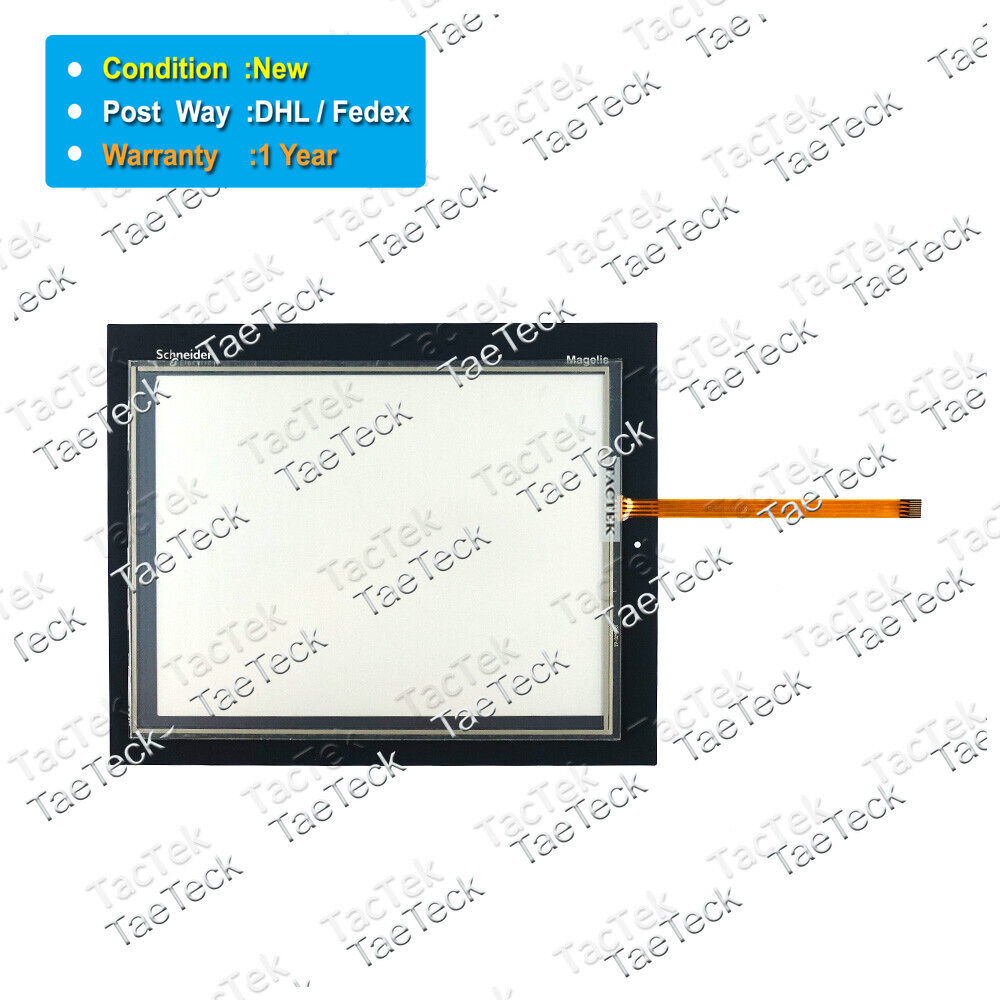 XBTOT5220 Touch Screen Panel Glass Digitizer for Schneider XBTOT5220 + Overlay
